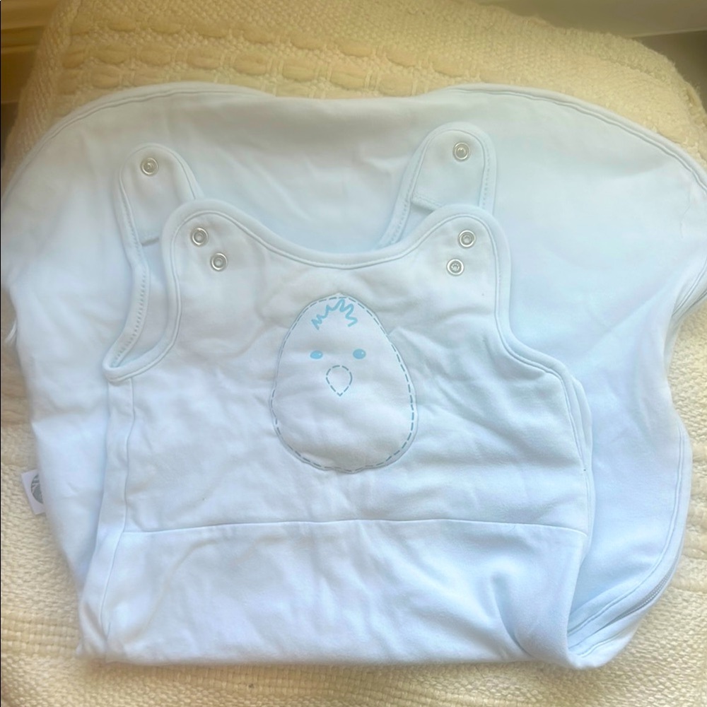 Nested Bean 0-6month Sleep sack in Baby Blue